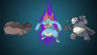 Clodsire, Shadow Feraligatr, and Pangoro (Image via TPC)
